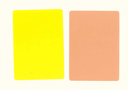Vente Flash  : Cartes de manipulation jaunes à dos couleur chair