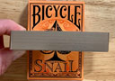 tour de magie : Gilded Bicycle Snail (Orange) Playing Cards