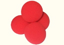 Bolas de esponja rojas (Caja de 4)