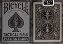 tour de magie : Bicycle Tactical Field Playing cards (Black)