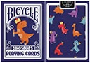 tour de magie : Bicycle Dinosaurs Playing Card