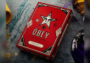 tour de magie : Obey Red Edition Playing Cards by theory11