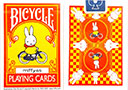 article de magie Jeu Bicycle Miffy 65 (Orange)