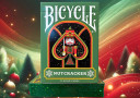 tour de magie : Baraja Bicycle Nutcracker (Verde Gilded)