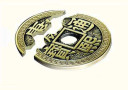 tour de magie : Chinese Kangxi Bite Coin (Diam. 1 dollar)