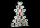 Château de mini cartes à 7 étages
