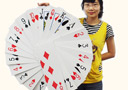 Large-scale card production fan