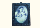 Framed portrait of mother and baby (28.5 x 22.5 cm)