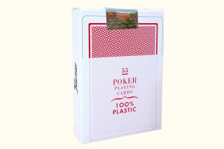 Jeu de carte 100% plastique format poker