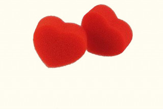 Magic Hearts Double Red Sponge