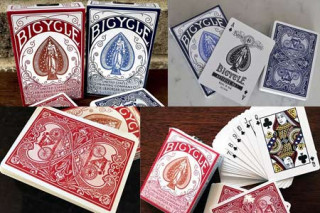 bicycle autobike playing cards