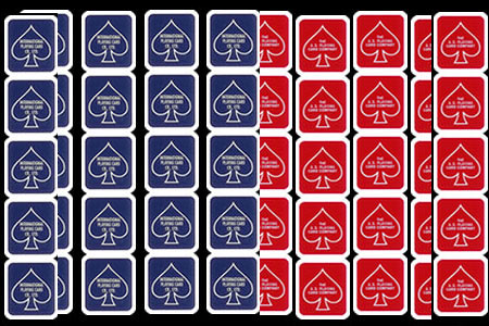 Bicycle Deck Stickers (24 units Black)