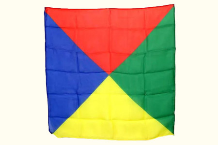 Foulard Multicolore - 4 triangles (45 x 45 cm)