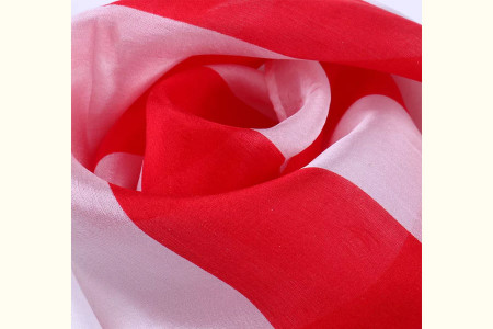 18 Inch Silk - Red and White