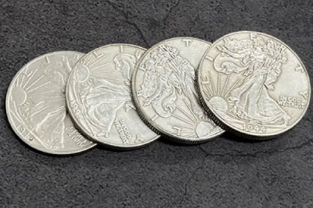 4 ½ Dollar Walking Liberty en 1