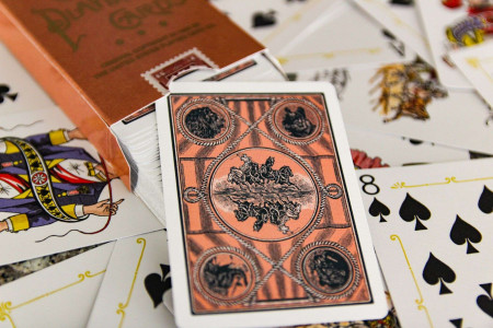 Circus No. 47 (Peach Gilded) Playing Cards