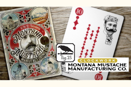 Clockwork: Montana Mustache Playing Cards