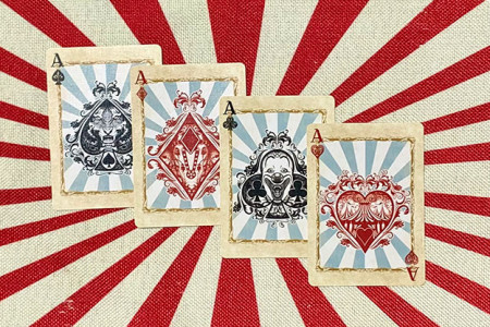 Gilded Bicycle Circus Nostalgic Playing Cards