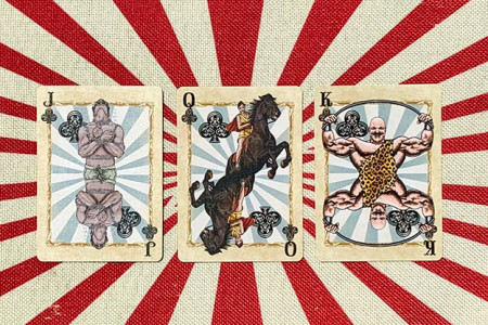 Gilded Bicycle Circus Nostalgic Playing Cards