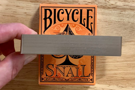 Gilded Bicycle Snail (Orange) Playing Cards