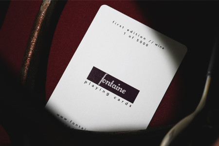 Fontaine: Wine Playing cards