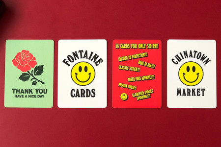 Fontaine: Chinatown (Yellow) Playing cards