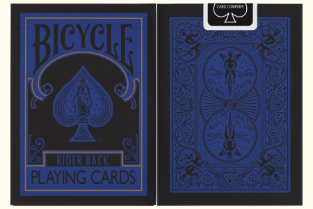 Bicycle Reverse Deck (Blue and Black)