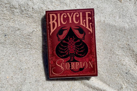 Bicycle Scorpion (Red) Playing Cards Gilded