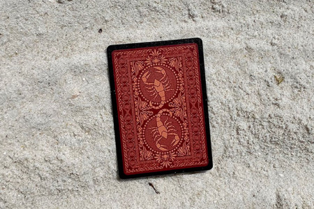 Bicycle Scorpion (Red) Playing Cards Gilded