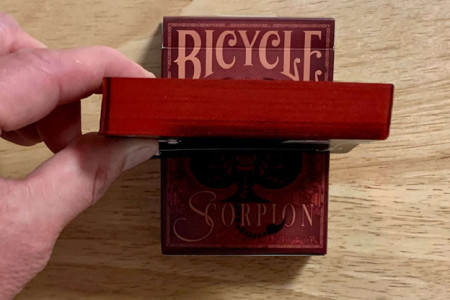 Bicycle Scorpion (Red) Playing Cards Gilded