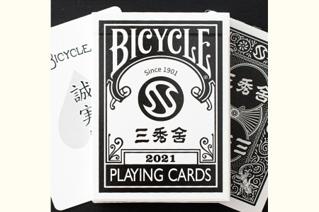 Jeu Bicycle SANSHUSHA (Noir)