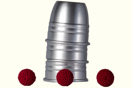 Aluminium cups Deluxe (with 4 balls)