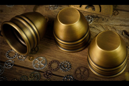 Artistic Combo Cups and Balls (Brass) by TCC