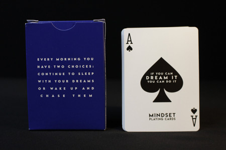 Mindset Playing Cards Blue (Marked)