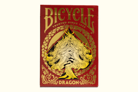 Jeu Bicycle Dragon Rouge V2