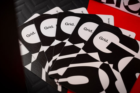 Grid Series Five- Typographic Playing Cards