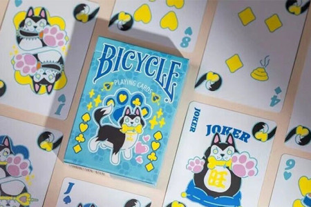 Bicycle Dog (Blue) Playing Cards