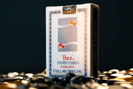 Limited Bee X Cherry (Blue) Playing Cards