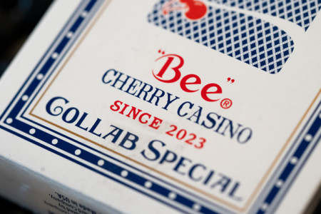 Limited Bee X Cherry (Blue) Playing Cards