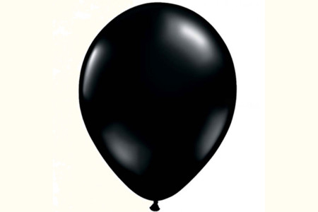 Globos Qualatex Redondos Negros (talla 11)