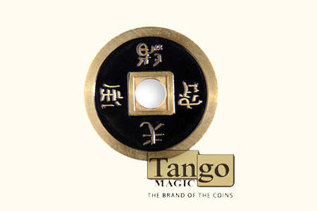 Moneda China Negra (Diámetro ½ dollar) - mr tango