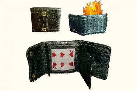 Magic Fire Wallet + Card to Wallet - 2 tours en 1